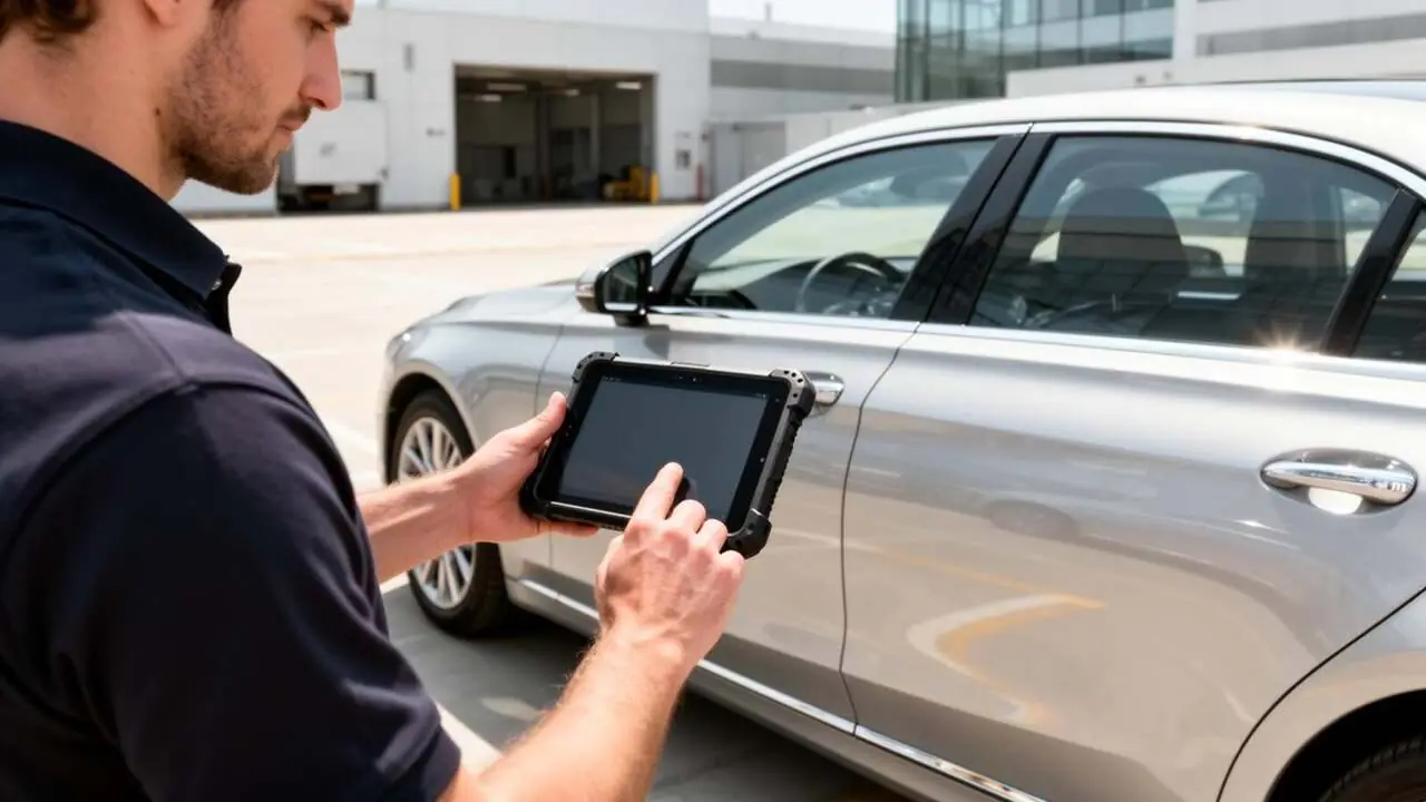 Inspection digitale du véhicule par un chauffeur OyoMobility